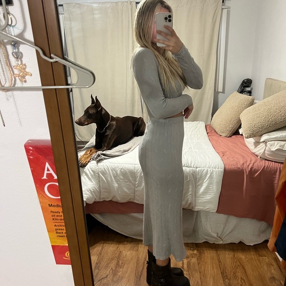 GRAY KNIT set - Picture 14 of 14